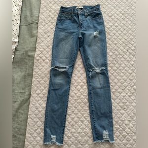 Madewell High Rise Skinny
